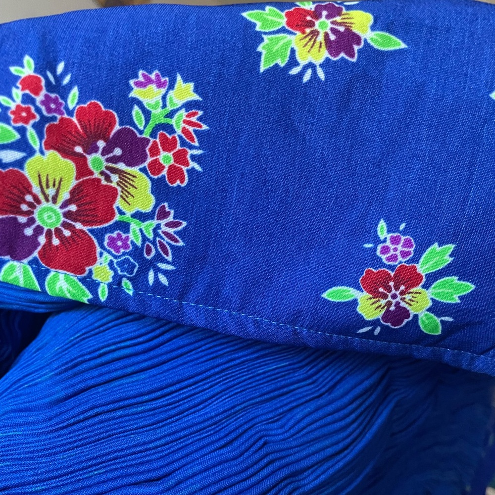53/20 Hmong lisloos printed flora wrap skirt